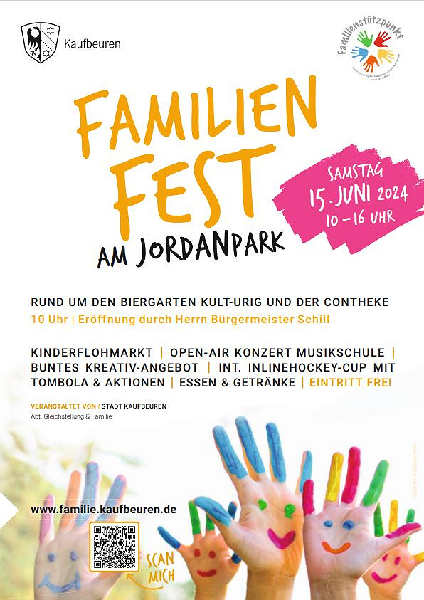 Familienfest im Jordanpark am 15.06.24 mit vielseitigem Programm rund um den Biergarten und die Contheke